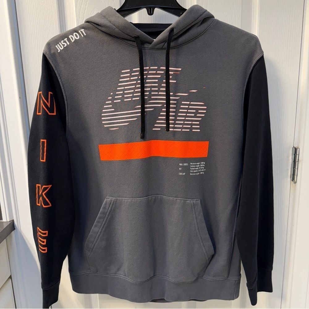Nike Air Sportswear Gel Under Construction Hoodie Sweatshirt Size Large